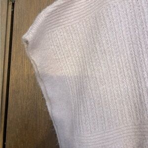 Oversized Short Sleeved Poncho (Light Pink)